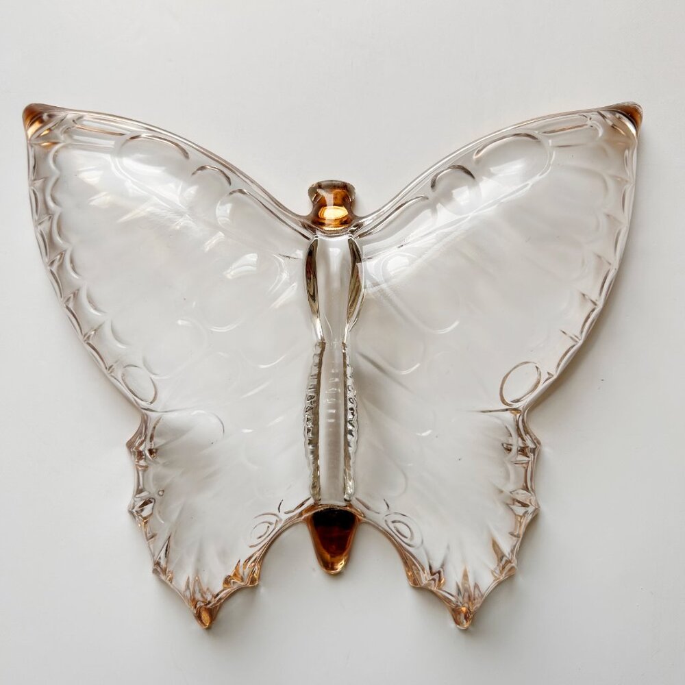 Glass Butterfly Dish - Picture 3 of 6